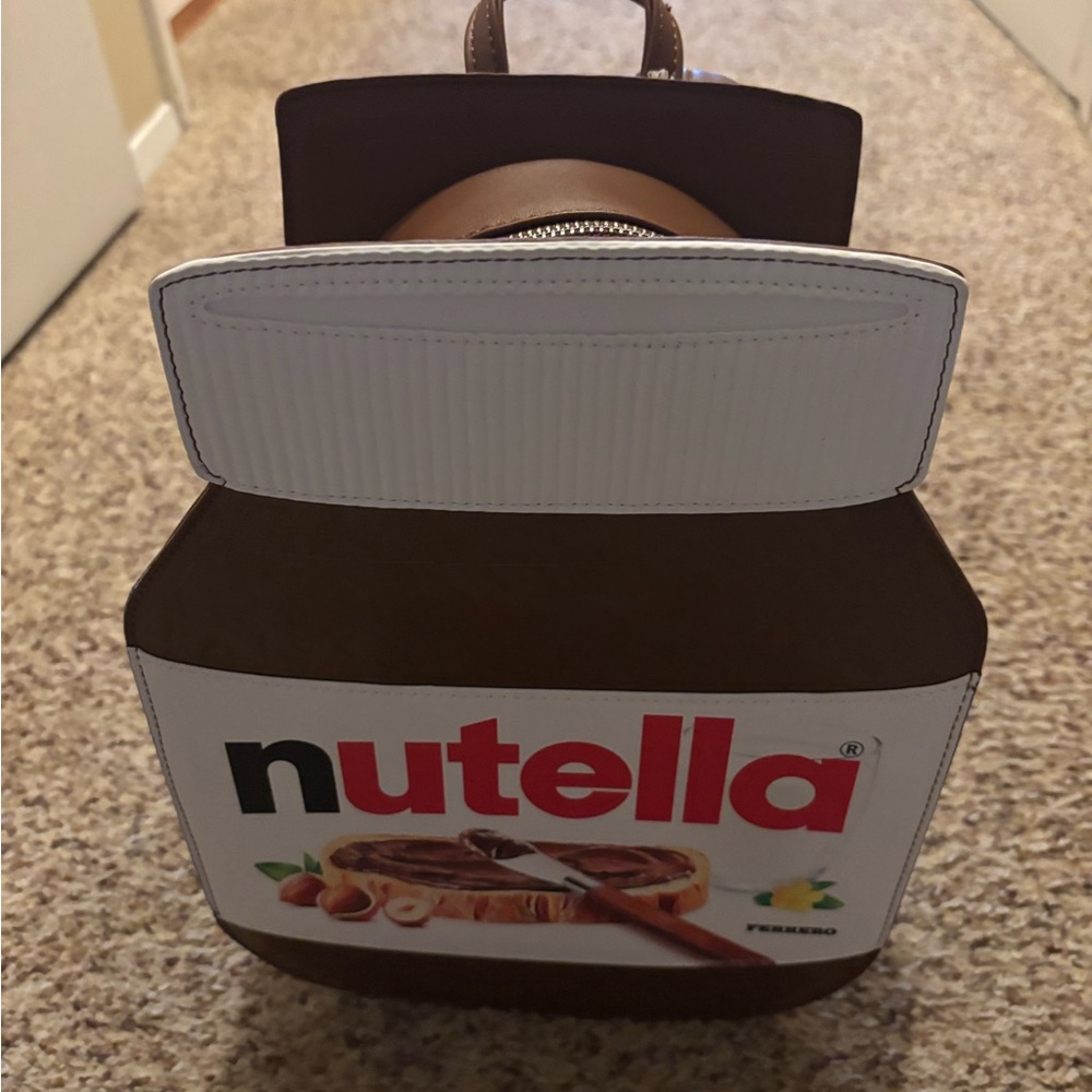 Rare/Exclusive Nutella Loungefly Backpack Brand New with tags